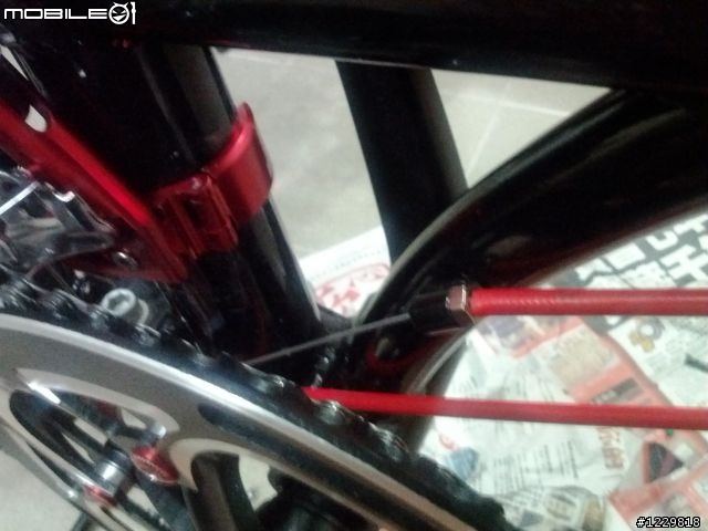 小黑紅變裝記 (Dahon SP8 重新走線, 加雙盤, 換人間肉球) 完