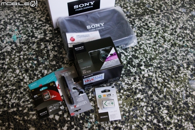 收到貨的來開個箱吧!SONY DSC-RX100