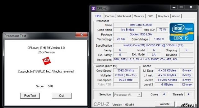 由Sandy Bridge進化Ivy Bridge, i5-2500 vs i5-3550 測試分享