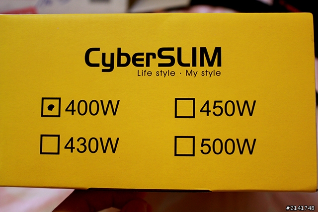 名字很外國的大衛肯尼 CyberSLIM ELITE 400W開箱
