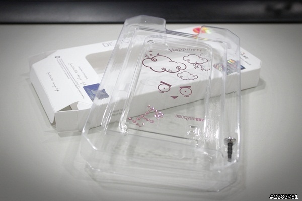 【開箱】Discovery buy iPhone 4S 施華洛世奇粉鑽殼