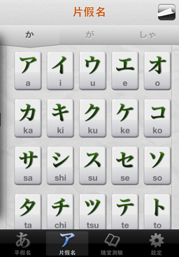 學日文好幫手 “五十音”