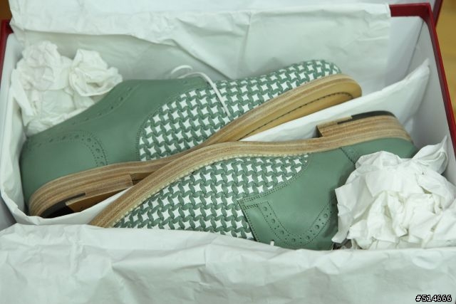 糟糕,我覺得有點fashion--Salvatore Ferragamo "BARIO" 編織Derby鞋