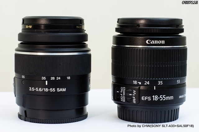 Canon 650D開箱 & α33 vs 650D