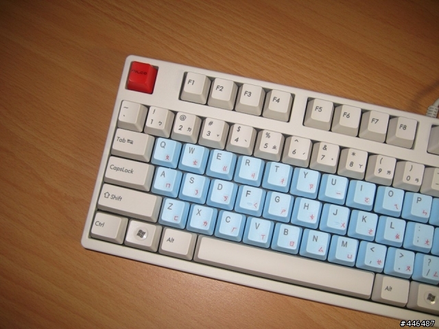Filco Majestouch 白色中文鍵盤+淺藍色鍵帽