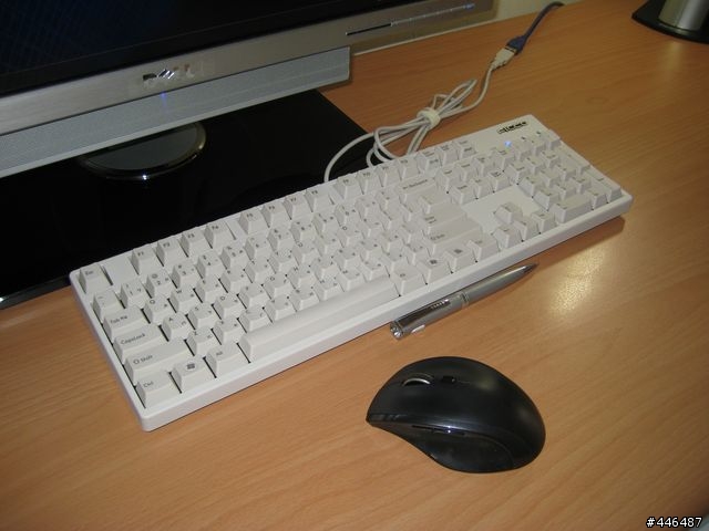 Filco Majestouch 白色中文鍵盤+淺藍色鍵帽