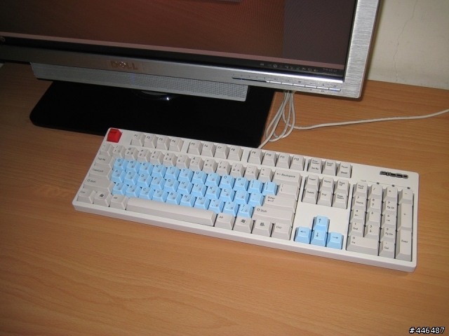 Filco Majestouch 白色中文鍵盤+淺藍色鍵帽