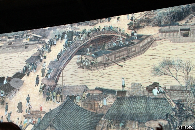 會動的清明上河圖 高雄夢時代展出
