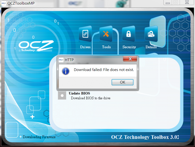 OCZ Solid3 60G 無法更新韌體