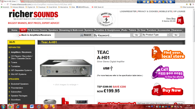 首開箱文---TEAC A-H01一體機 / 再開箱UD-H01(20120810更新)