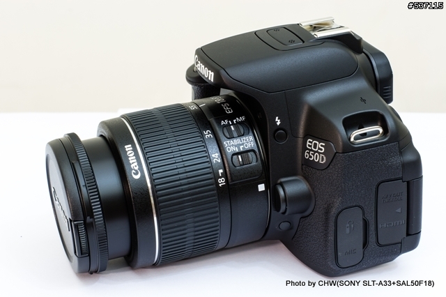 Canon 650D開箱 & α33 vs 650D