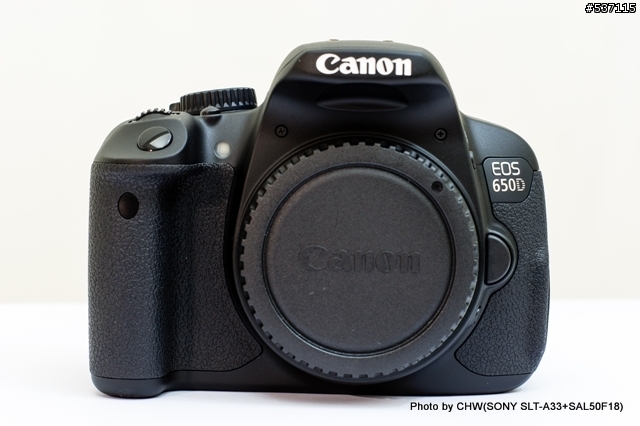 Canon 650D開箱 & α33 vs 650D