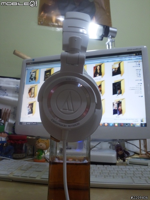 【開箱】有點殘念的白色美姬 ATH-M50 WH