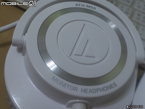 【開箱】有點殘念的白色美姬 ATH-M50 WH