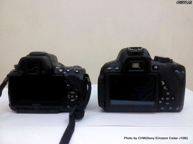 Canon 650D開箱 & α33 vs 650D