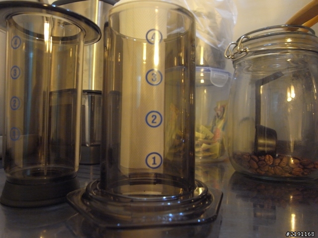我家新貨到~Aeropress 手壓針筒式咖啡壺