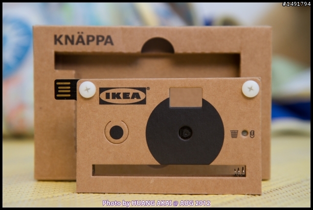 【IKEA KNAPPA 紙相機】紙板也能變相機