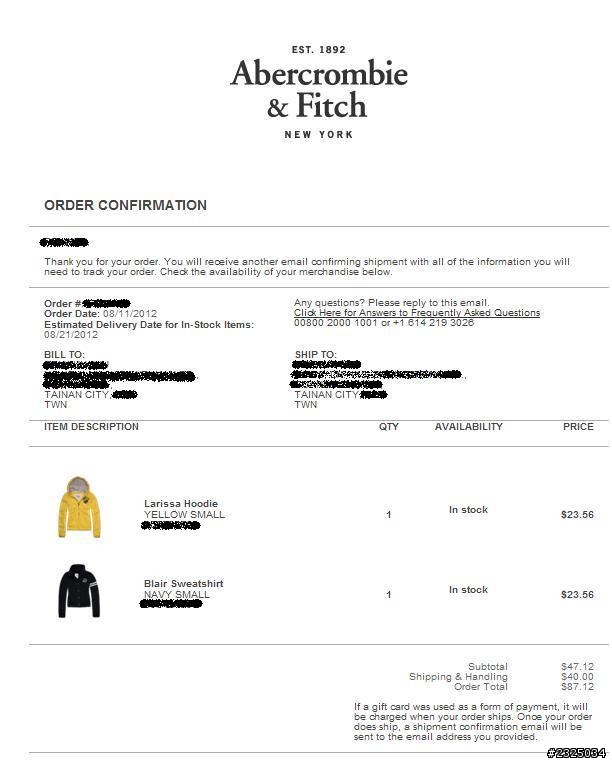 A&F 清倉區 官網訂購