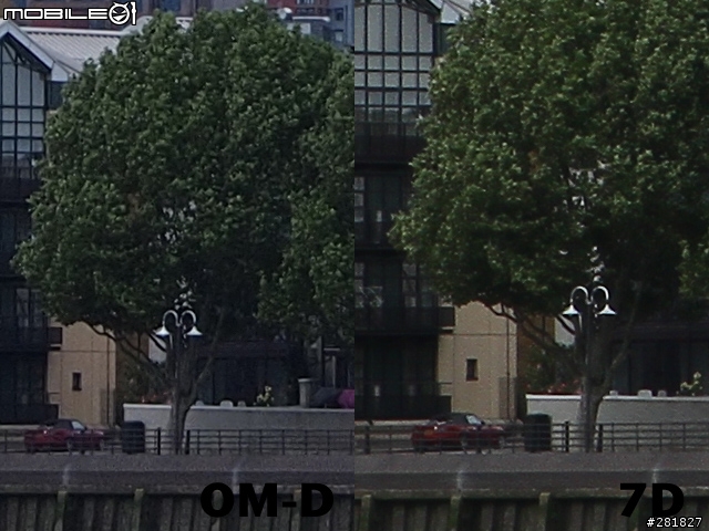Olympus E-M5 Kit vs Canon 7D+24-70L 實拍畫質比較