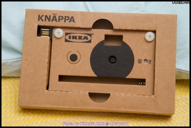 【IKEA KNAPPA 紙相機】紙板也能變相機