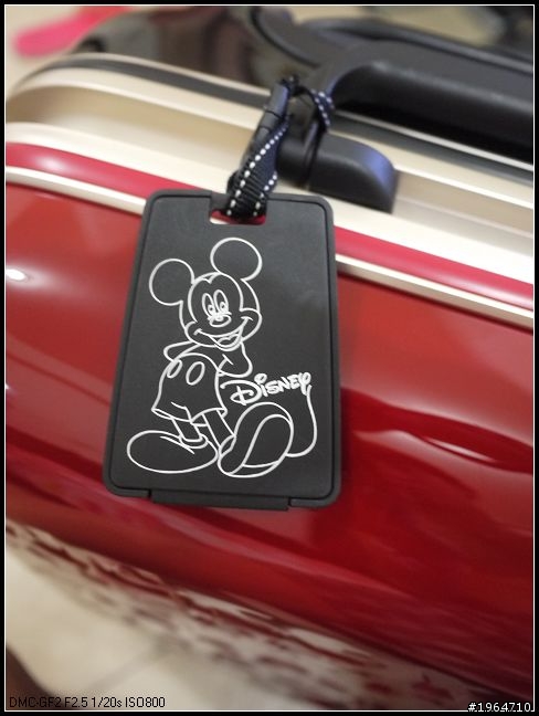 Crown x 迪士尼米奇Mickey 登機箱 紅黑 簡易開箱