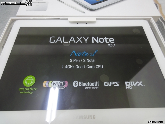 Samsung Galaxy Note 10.1 3G版開箱文(待續)