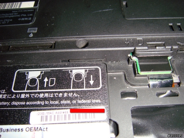檢視淘寶購買的 ThinkPad x301