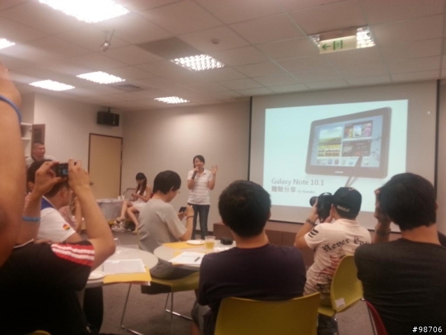 跨界新浪潮‧無與倫筆 GALAXY NOTE 10.1 網友體驗會-台北三星場(8/19)