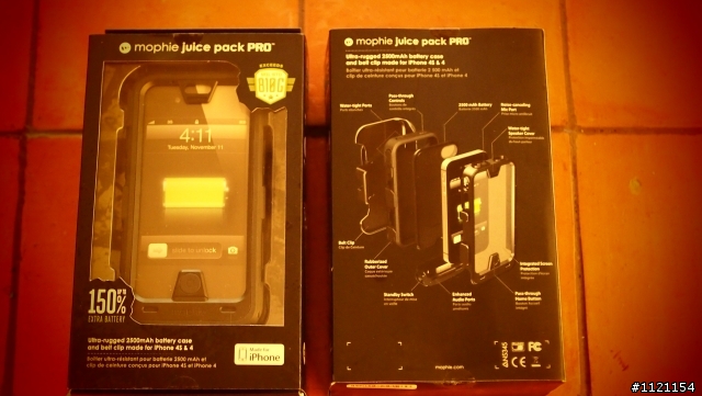讓iphone 4s 變三防機~ mophie juice pack PRO™ - iPhone 4 & 4S Battery Case~