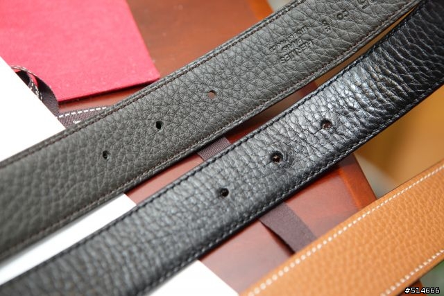 殘酷對決(上):皮件工藝之法國vs西班牙--Hermes & LOEWE "Reversible Strap"