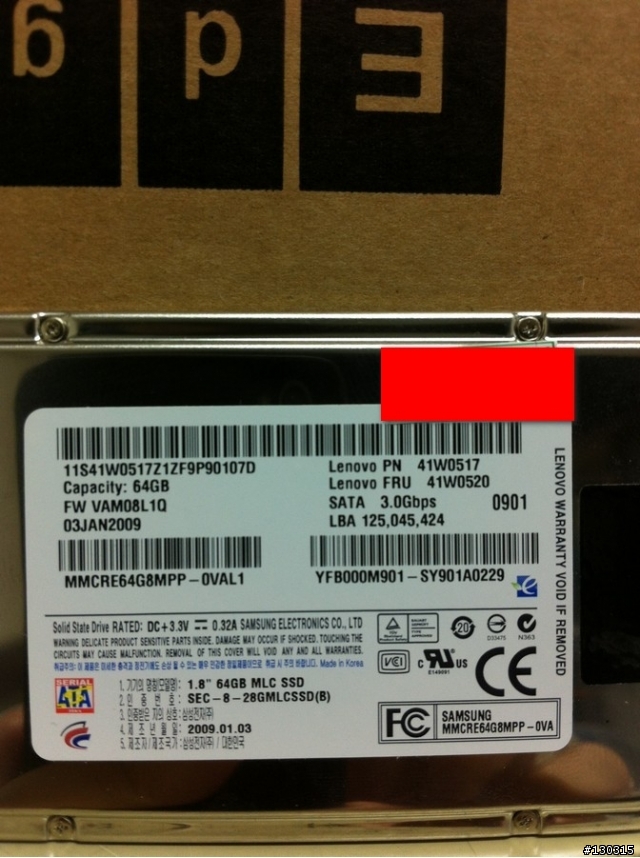 檢視淘寶購買的 ThinkPad x301