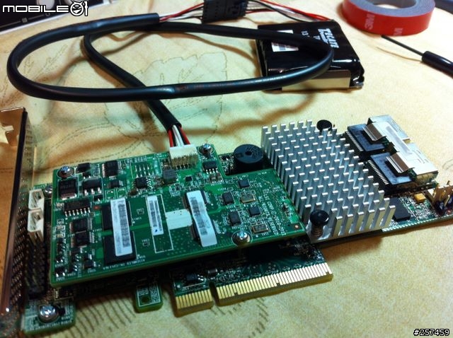 LSI MegaRaid SAS 9271-8i 開箱~溫柔測試~