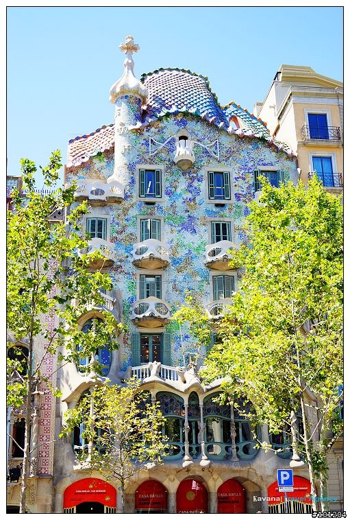 巴塞隆納:高第經典建築之旅-巴特婁之家。