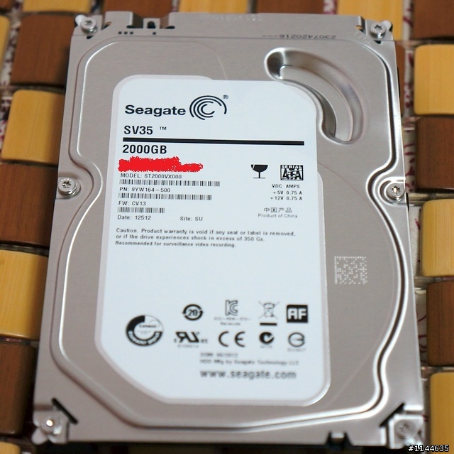 試試新口味~Seagate SV35系列ST2000VX000 3Y/P 三年保 2TB 視訊監控碟(9/10更新資訊)