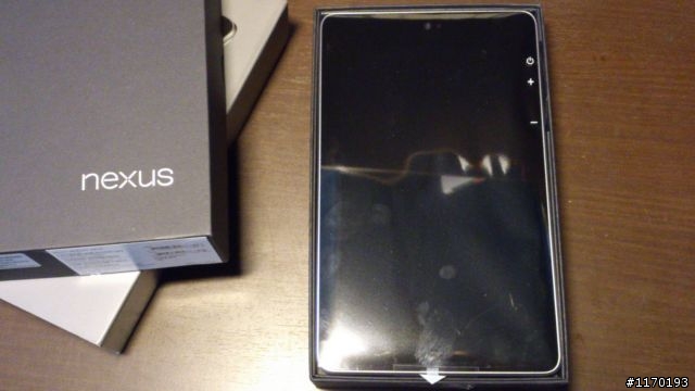 1000元不到超平價平板電腦Nexus 7簡易開箱~~(新增發票)