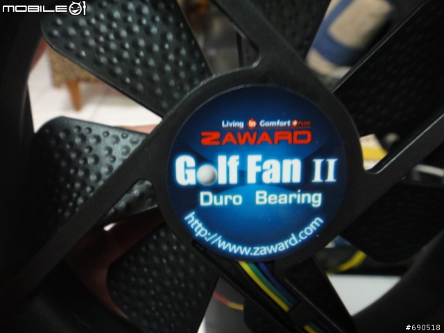 無聊 清清我的cpu 散熱器 換換各廠牌風扇 三洋 酷媽 保銳 AC XG .....參考看看數字 -特映無風扇燒機