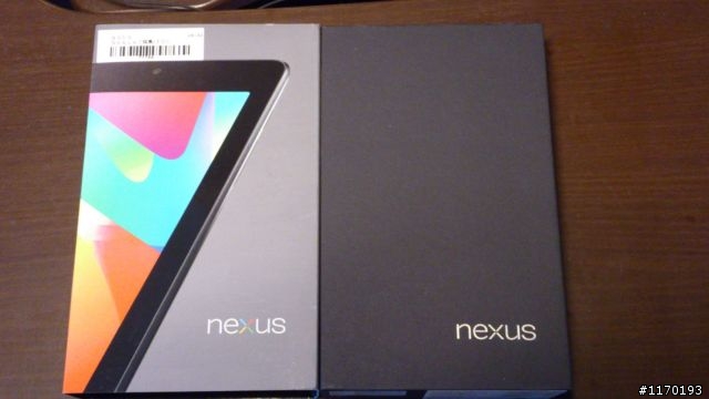 1000元不到超平價平板電腦Nexus 7簡易開箱~~(新增發票)