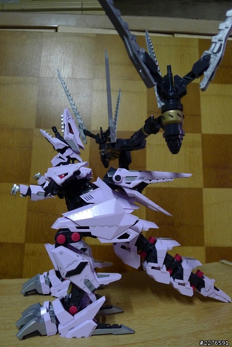 壽屋 ZOIDS HMM 034 狂暴戰龍 新手試做(很傷眼...)