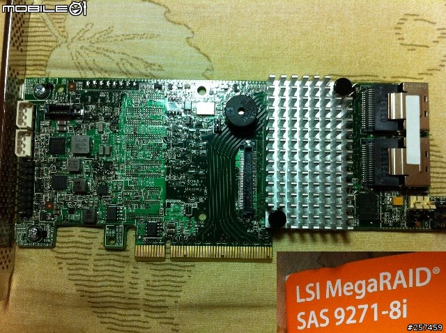 LSI MegaRaid SAS 9271-8i 開箱~溫柔測試~