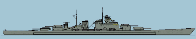 興登堡級戰列艦 Schlachtschiff "H" Project( 補充愛荷華級戰列艦的由來) PS 以上圖片都來自維基百科.......