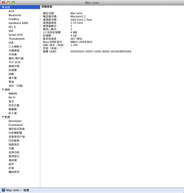 MacMini 1.1 ( Early 2006 ) 終極版延壽暨升級計畫(更新:已增加efi 1.1強制進版2.1的步驟)