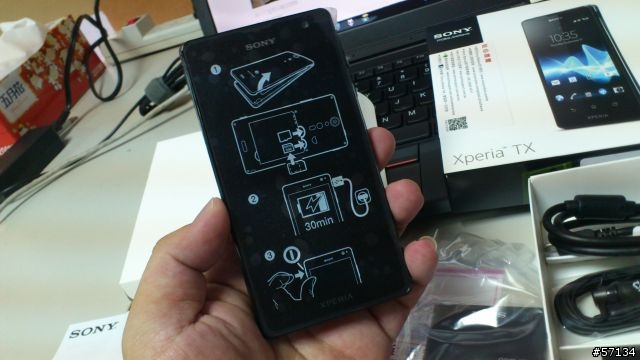 正 XPERIA TX 開箱 ~9/29新圖上菜~歡迎討論~~