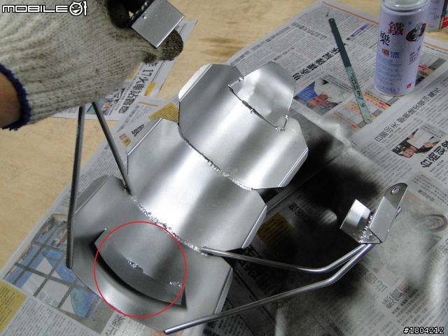 自製不鏽鋼后土除之--趴兔 (2012/11/19北宜被追焦了^^)