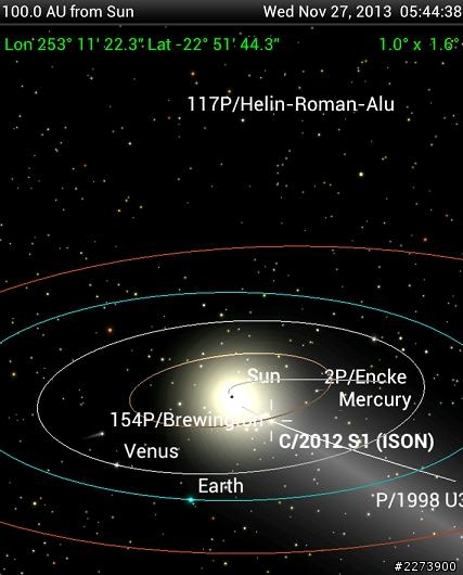 超滿月亮度彗星 C/2012 S1