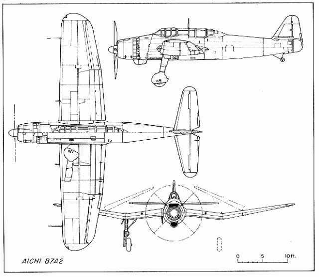 What if??? 日本海軍艦上攻擊機 愛知B7A2"流星改"