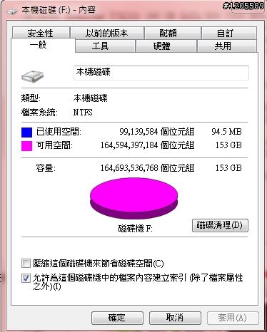 報廢品Hitachi 164.4G簡測