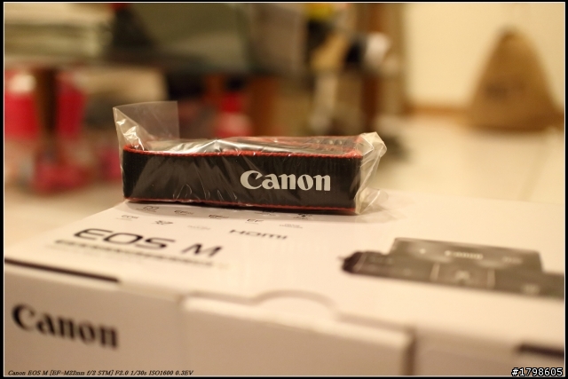 Canon EOS M 簡易開箱~(補圖)