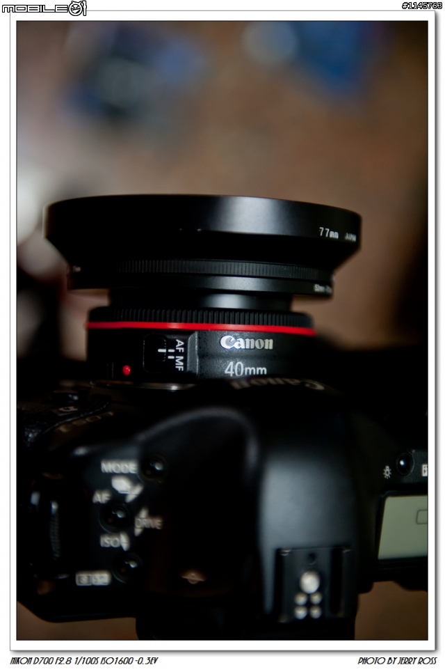 閒來無事來搞搞CANON EF 40mm f/2.8 STM"L"(非測試影像或開箱,純粹餅乾鏡大變身)