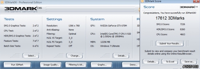 GT660 換GTX670M測試報告