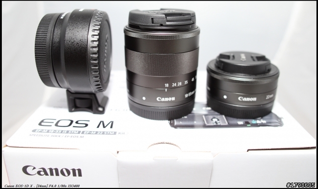 Canon EOS M 簡易開箱~(補圖)